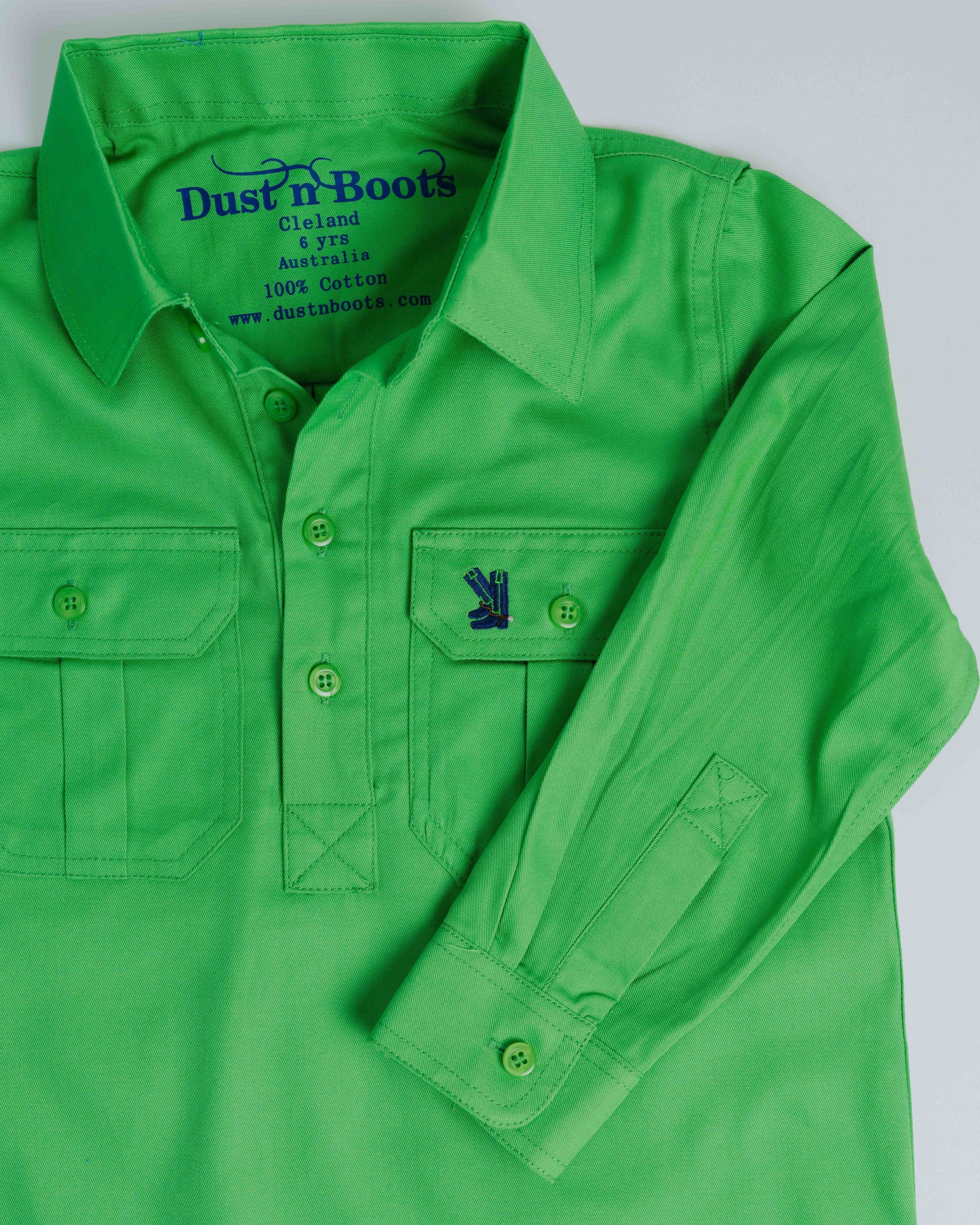 Kids Clover Half Button