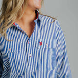 Ladies Cleland - Cobalt Stripe