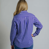 Ladies Cleland - Navy Check