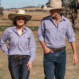 Ladies Cleland - Navy Stripe