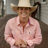 Ladies Cleland - Orange Stripe