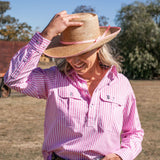 Ladies Cleland - Pink Stripe