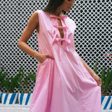 Lombok Dress - White Poplin
