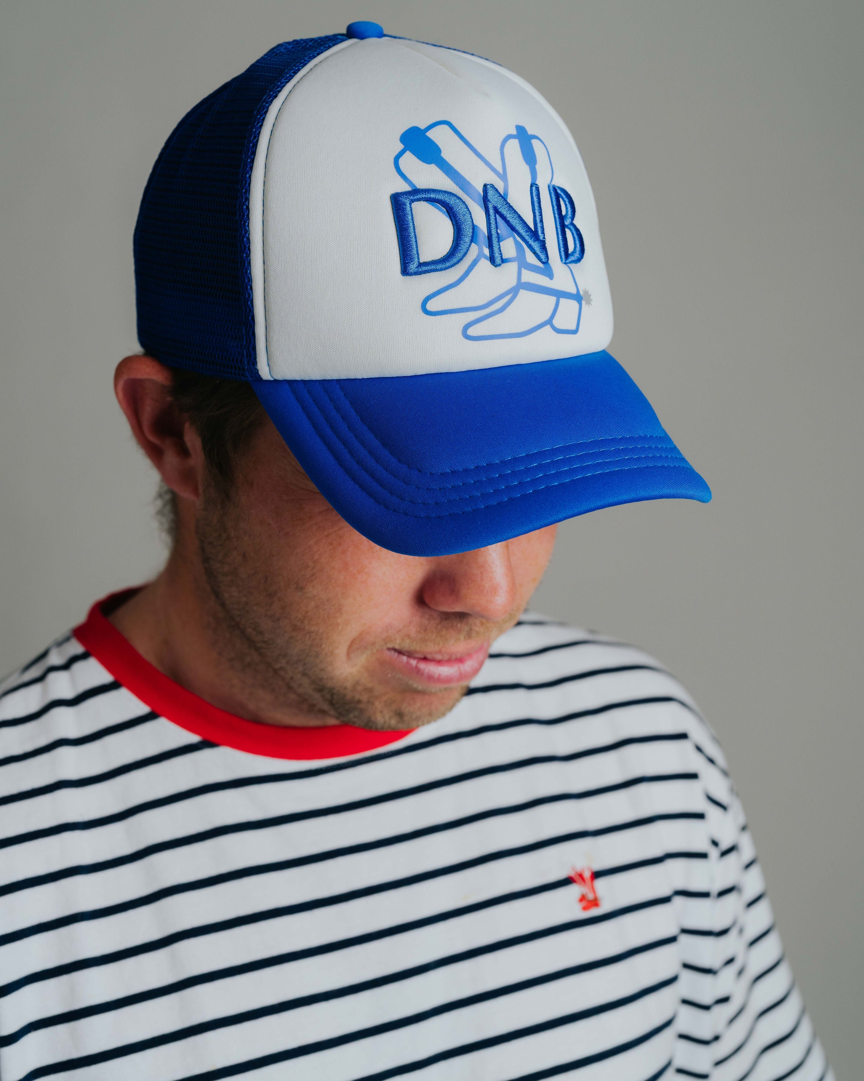 Mesh Trucker Cap - Blue