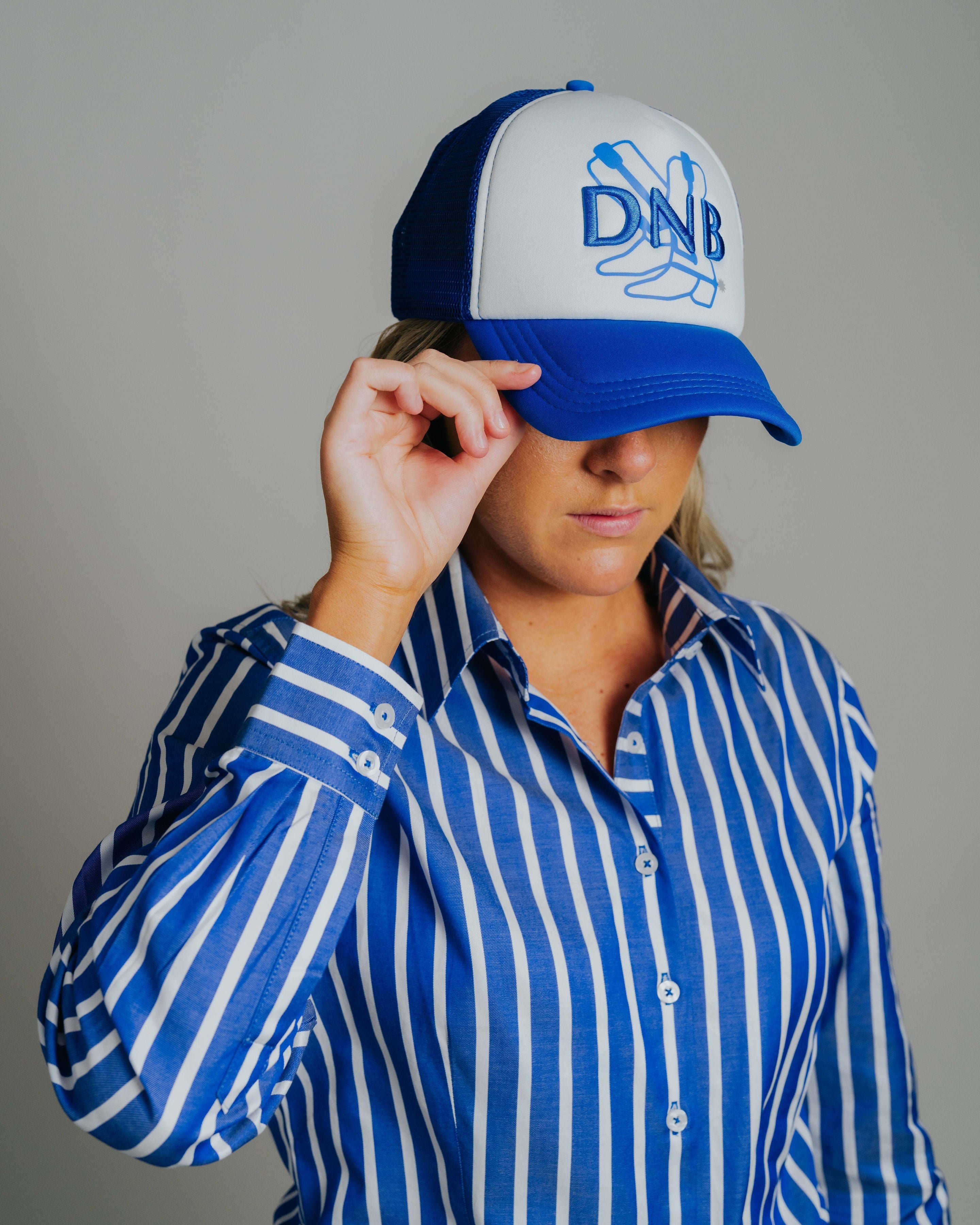 Mesh Trucker Cap - Blue