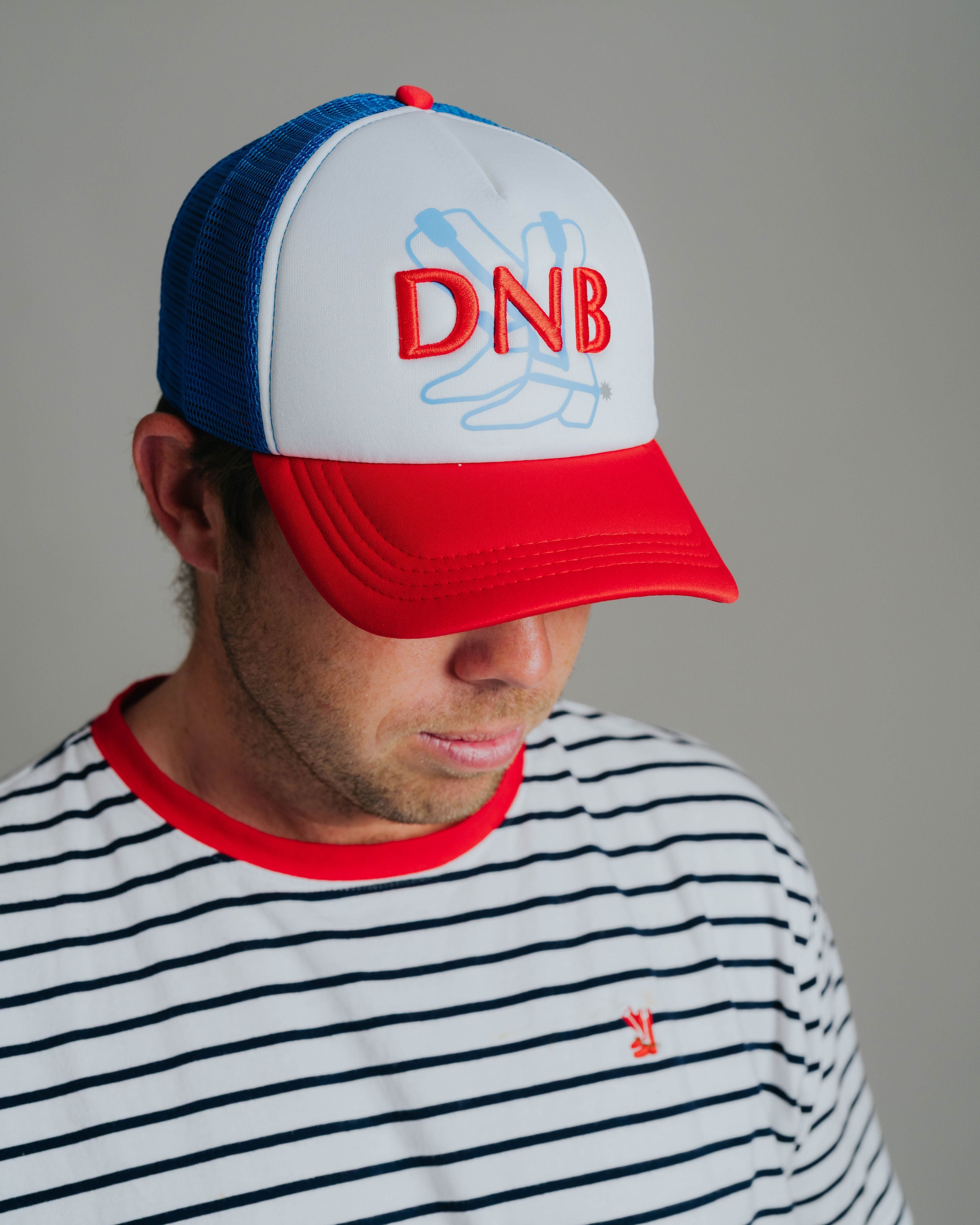 Mesh Trucker Cap - Red