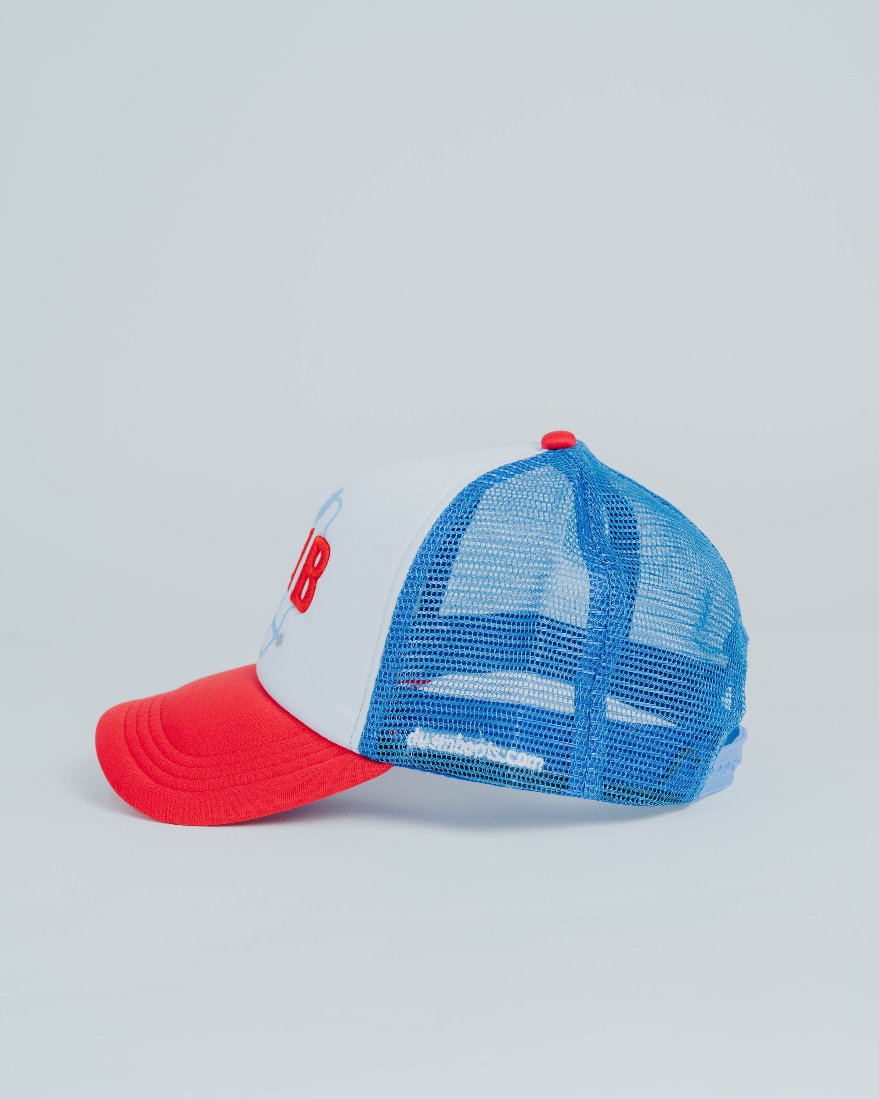Mesh Trucker Cap - Red