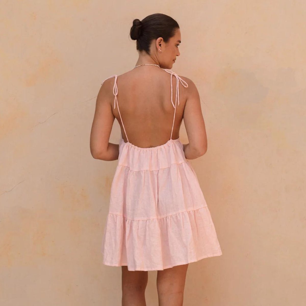 Nikko Dress - Pale Pink