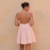 Nikko Dress - Pale Pink