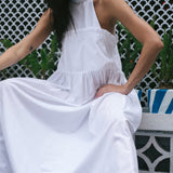 Northshore Dress - White Poplin