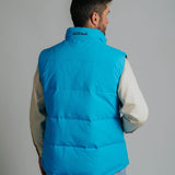 Reversible Vest - Aqua/Chocolate