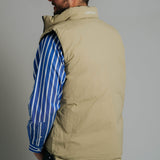 Reversible Vest - Black/Beige