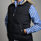 Reversible Vest - Black/Beige