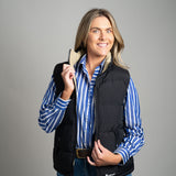 Reversible Vest - Black/Beige