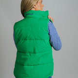 Reversible Vest - Green/Cobalt