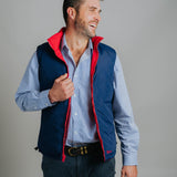 Reversible Vest - Red/Navy