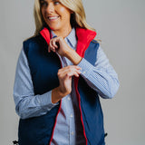 Reversible Vest - Red/Navy