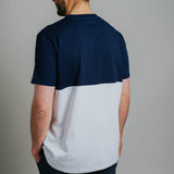 T-shirt - Navy/White Block