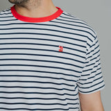 T-shirt - Navy/White Stripe