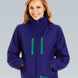 Unisex Coat - Cobalt/Green