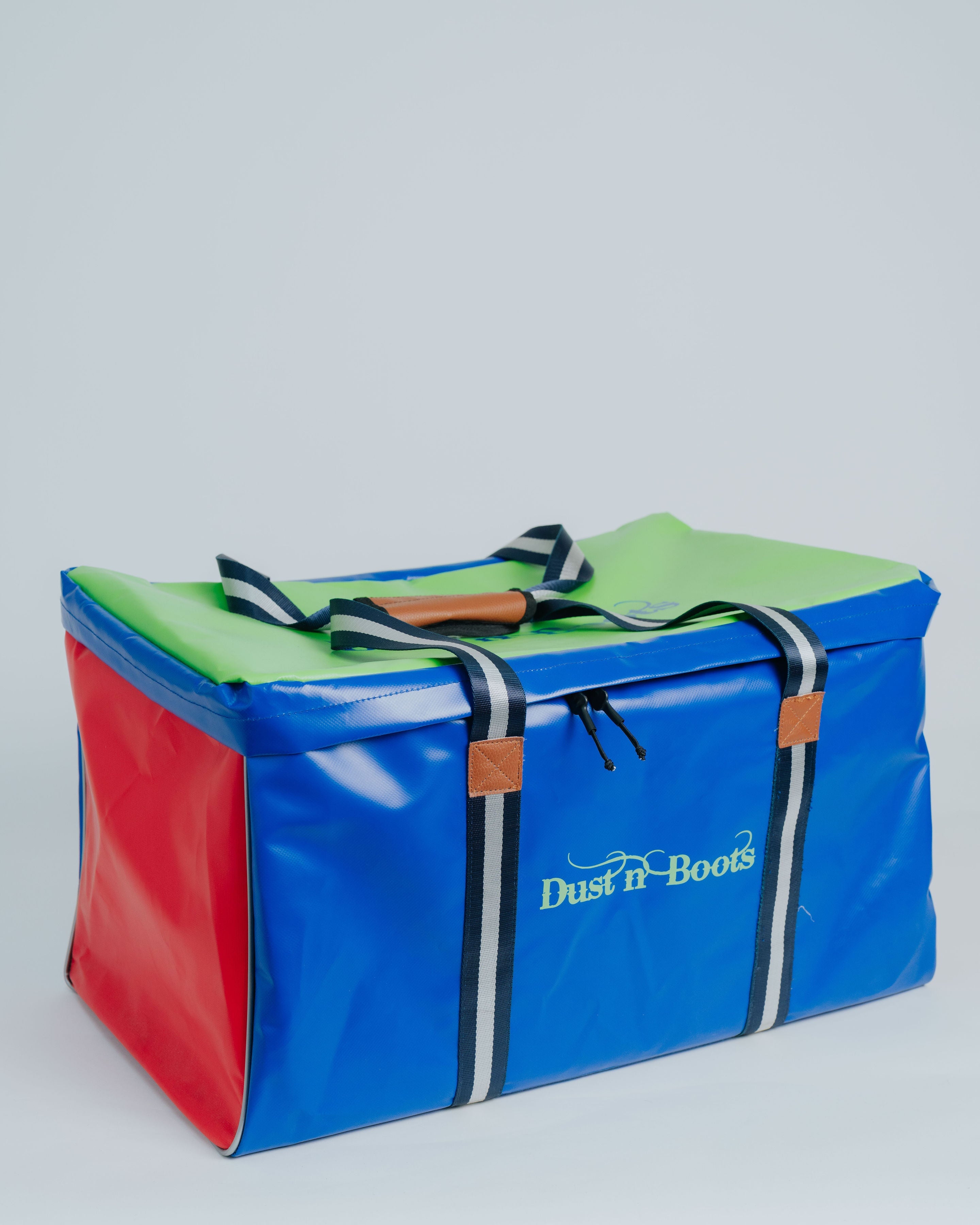 Vinyl Bag Green/Red/Blue
