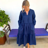 Bellagio Dress - Raspberry Check