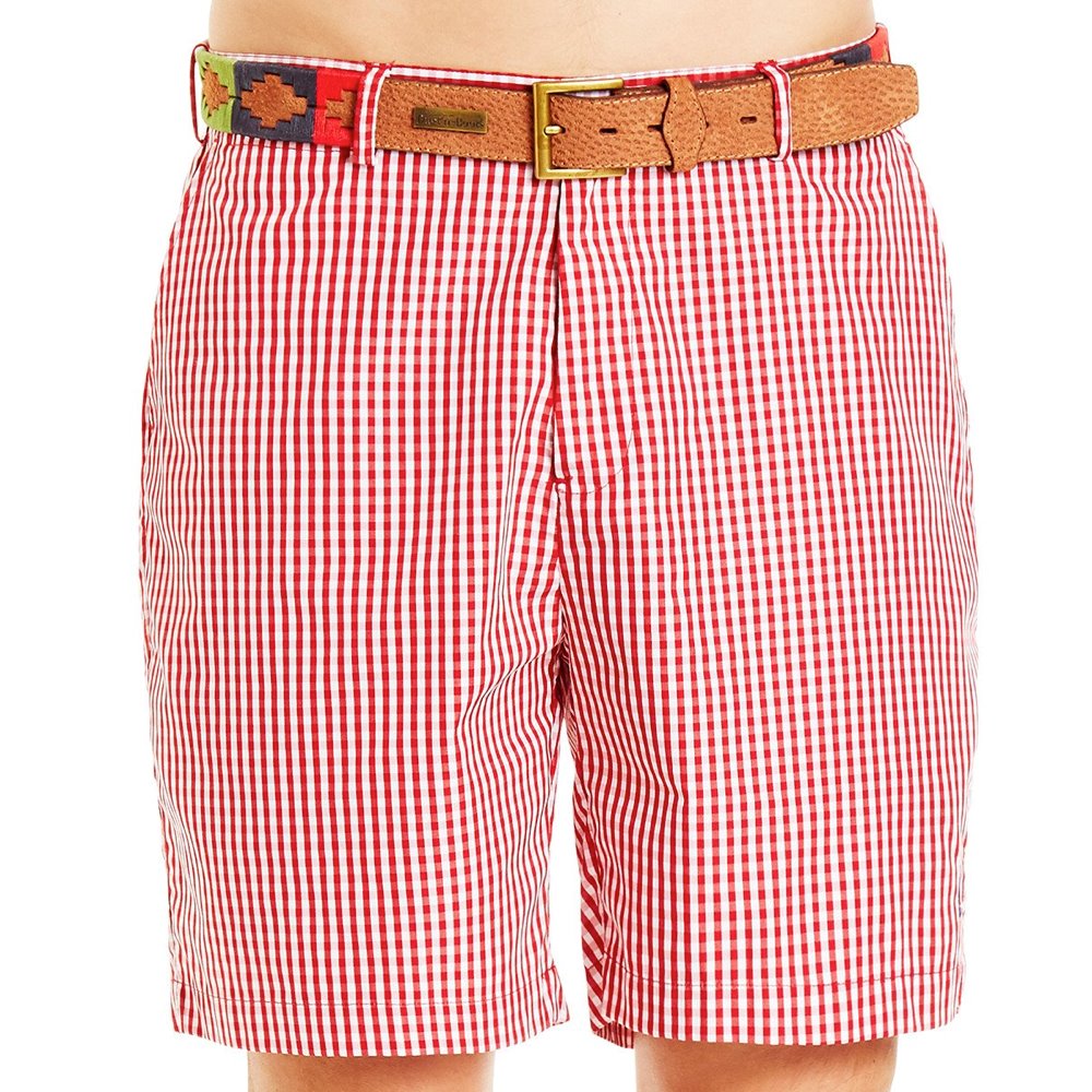 Red gingham clearance shorts