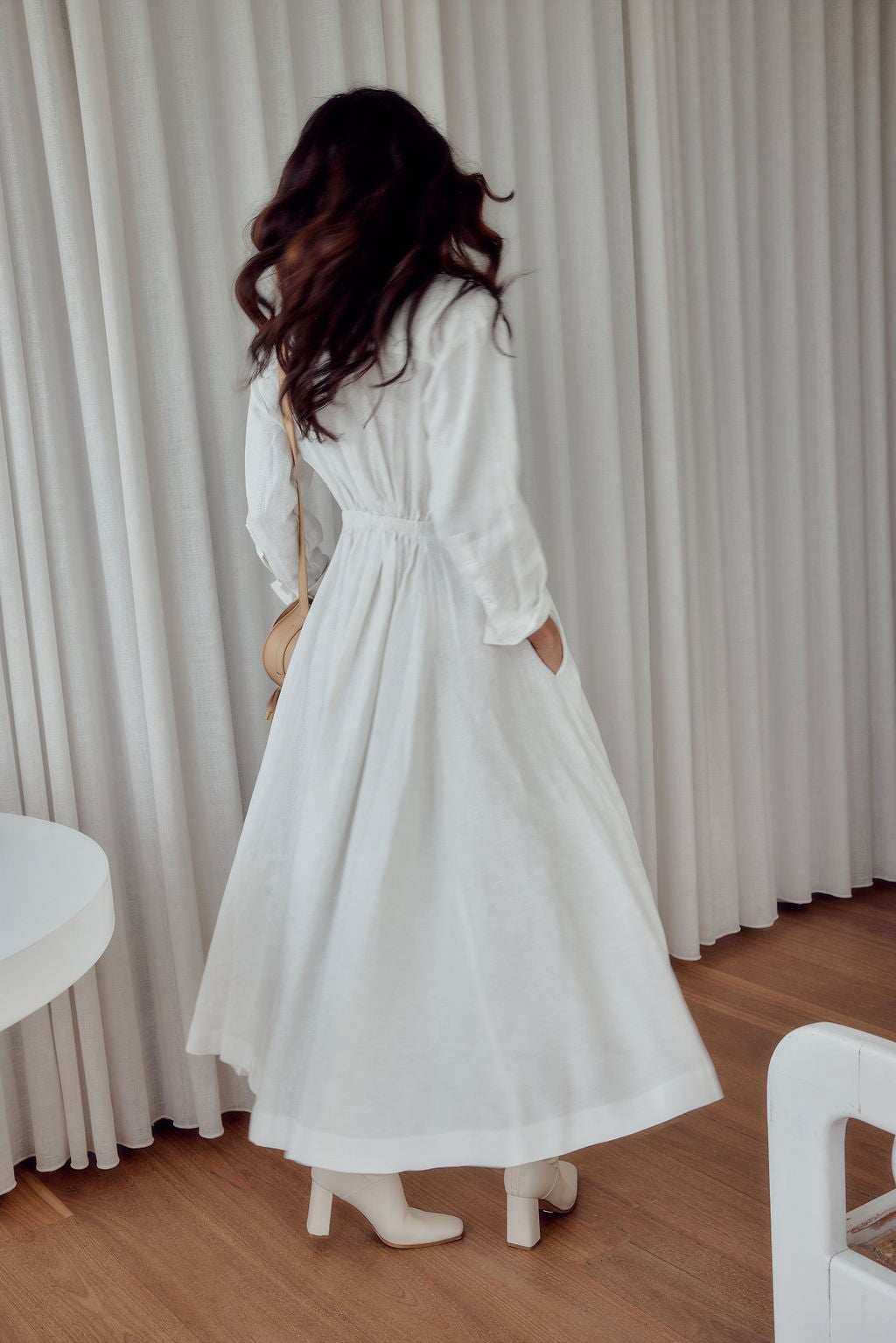 Emma Dress - Navy