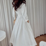 Emma Dress - Navy