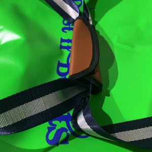 Vinyl Bag Green/Red/Blue