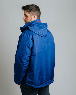 Unisex Coat - Cobalt/Red