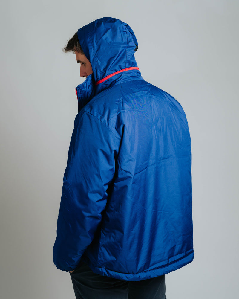 Unisex Coat - Cobalt/Red