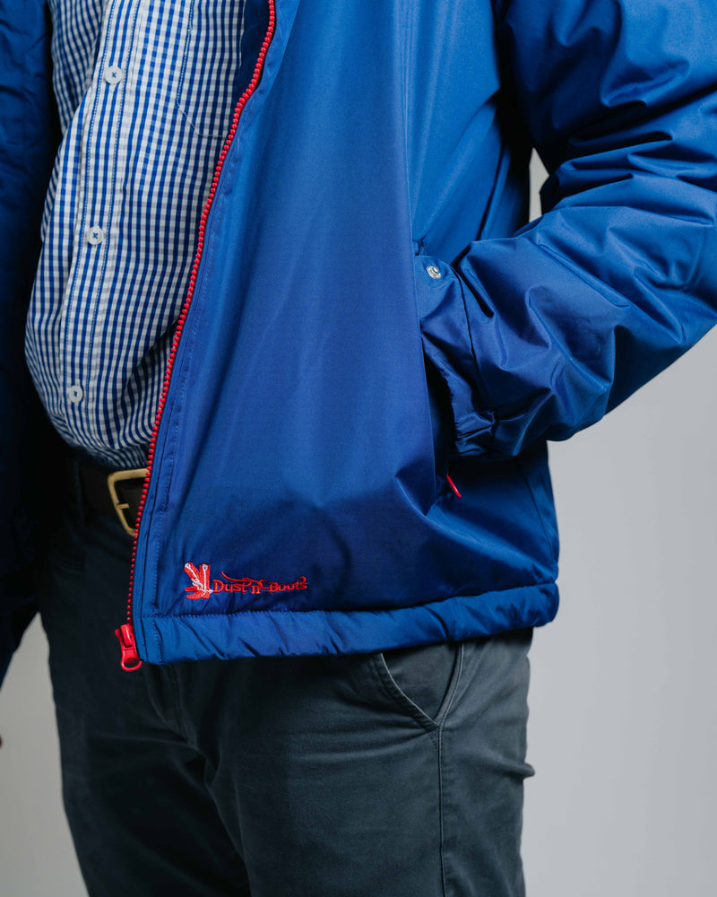 Unisex Coat - Cobalt/Red