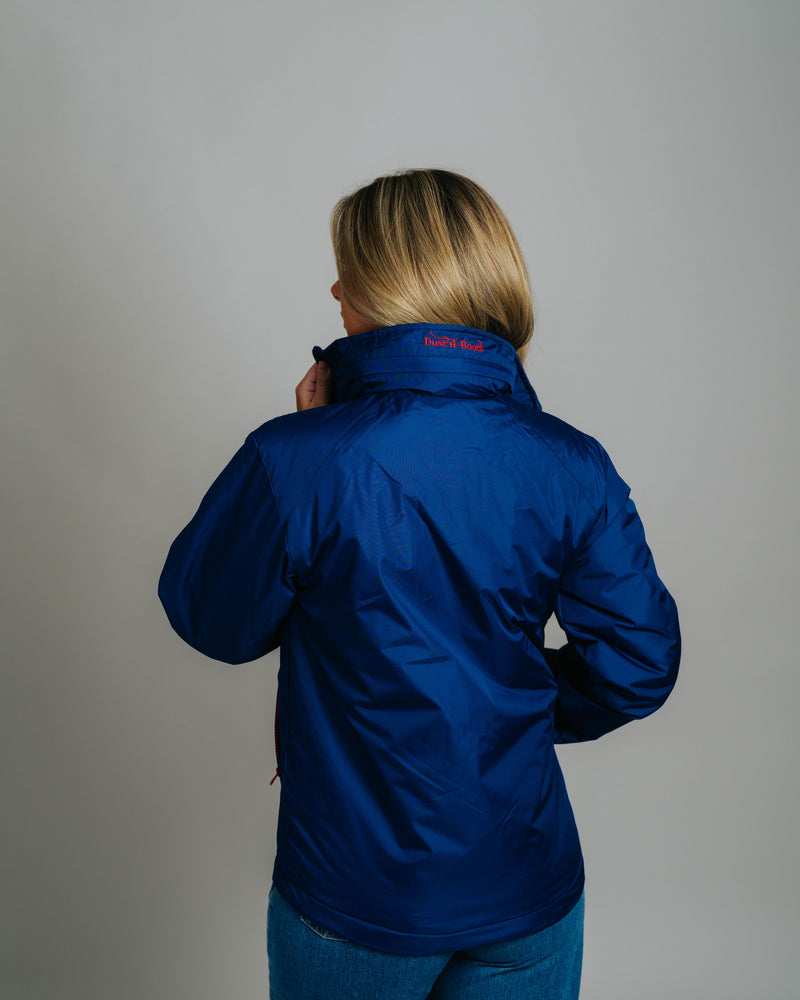 Unisex Coat - Cobalt/Red