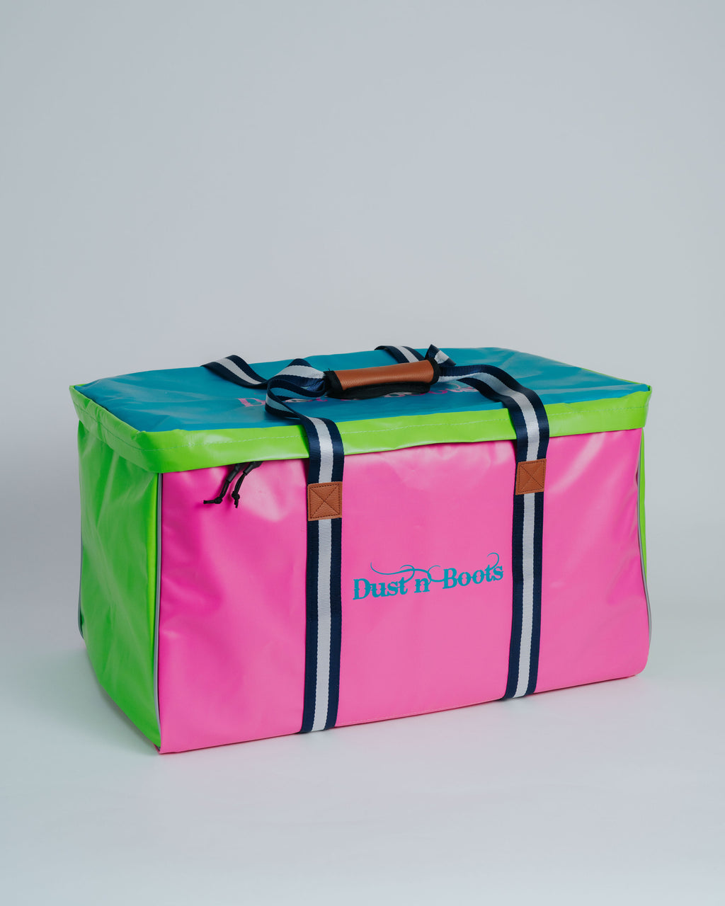 Vinyl Bag Pink/Lime/Aqua