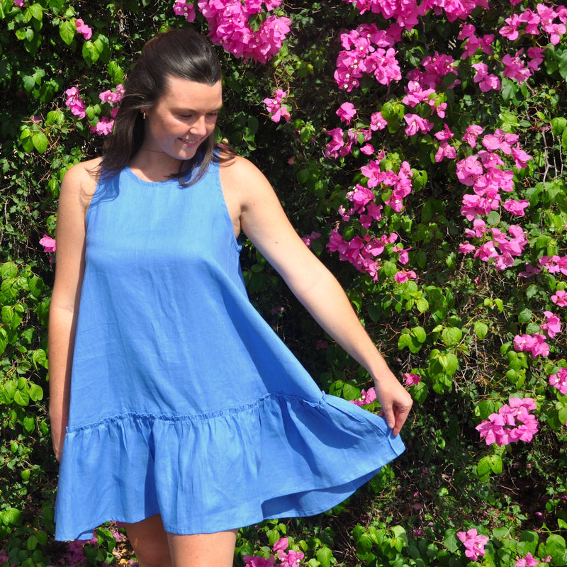 Annie Dress - Meadow Blue