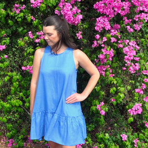 Annie Dress - Meadow Blue