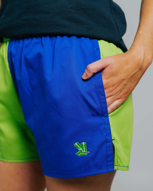 Blackjack Shorts - Cobalt/Lime
