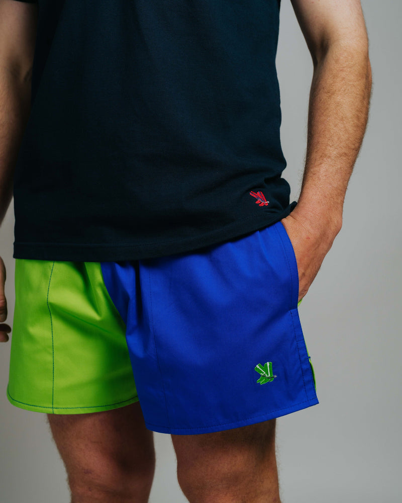 Blackjack Shorts - Cobalt/Lime