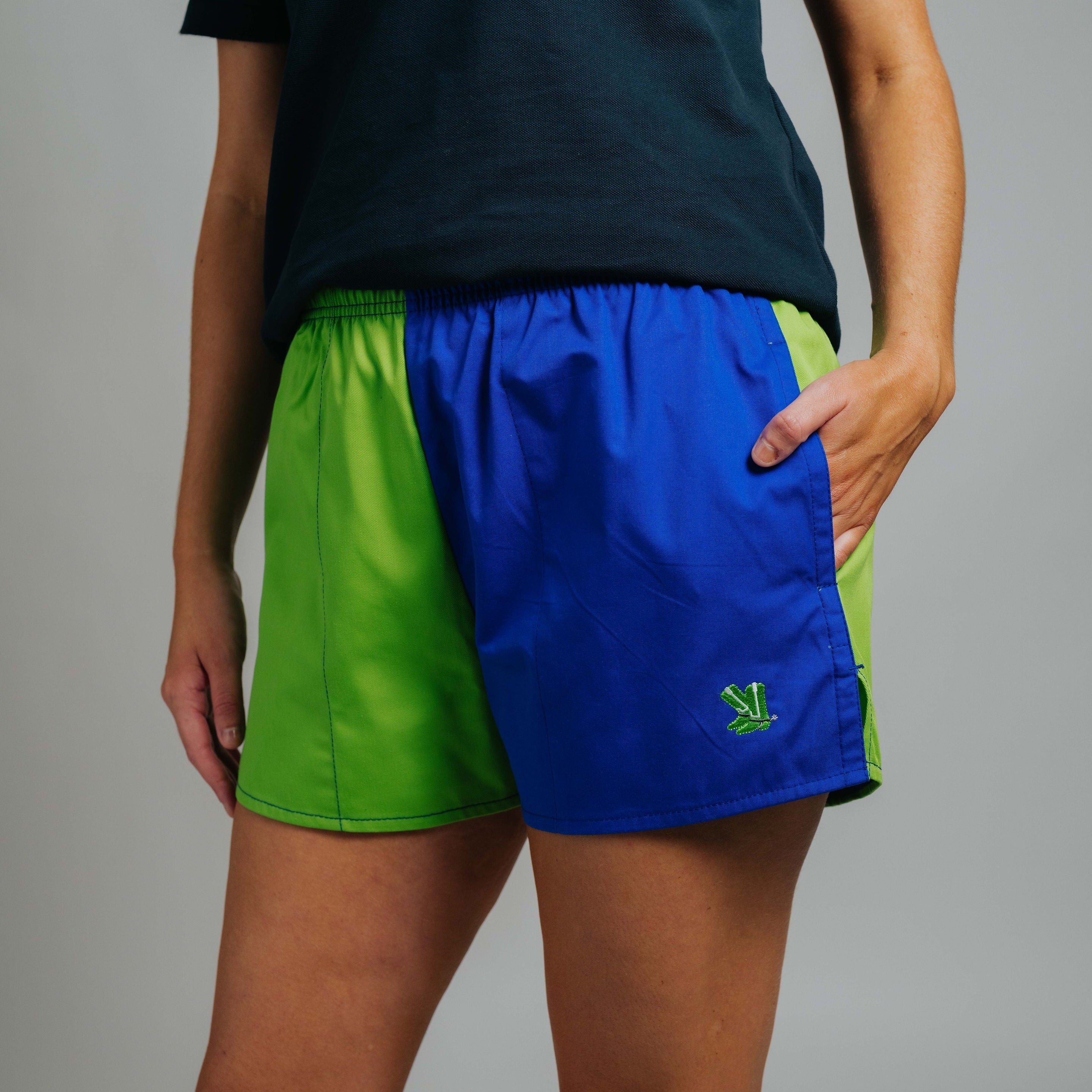 Blackjack Shorts - Cobalt/Lime