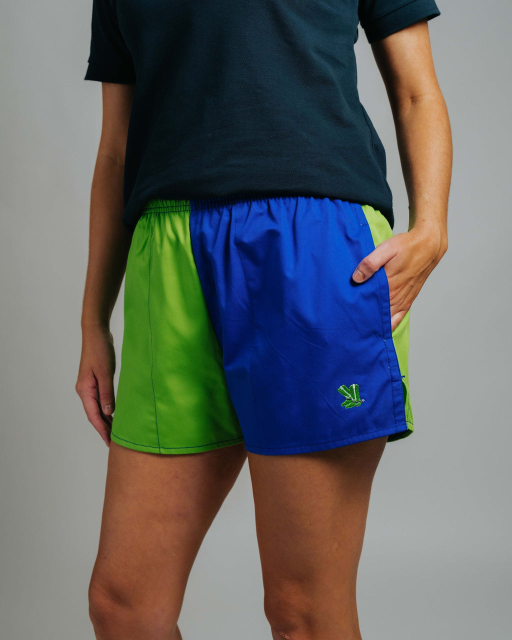 Blackjack Shorts - Cobalt/Lime