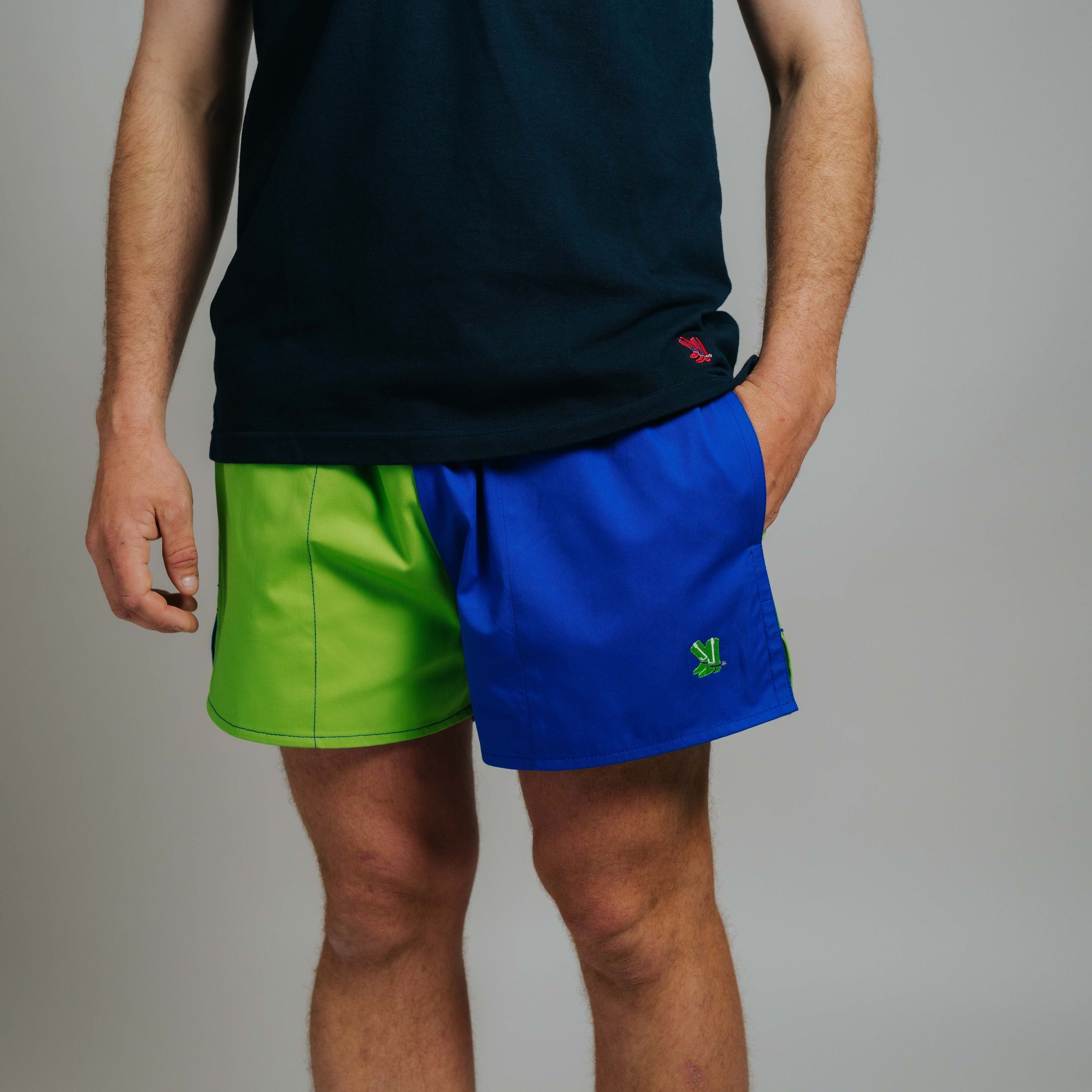 Blackjack Shorts - Cobalt/Lime