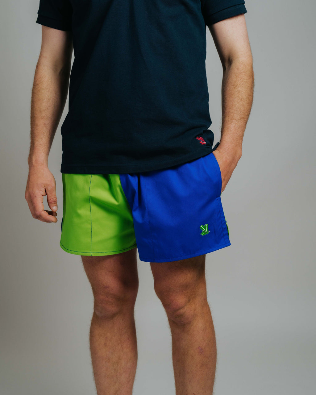 Blackjack Shorts - Cobalt/Lime