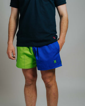Blackjack Shorts - Cobalt/Lime