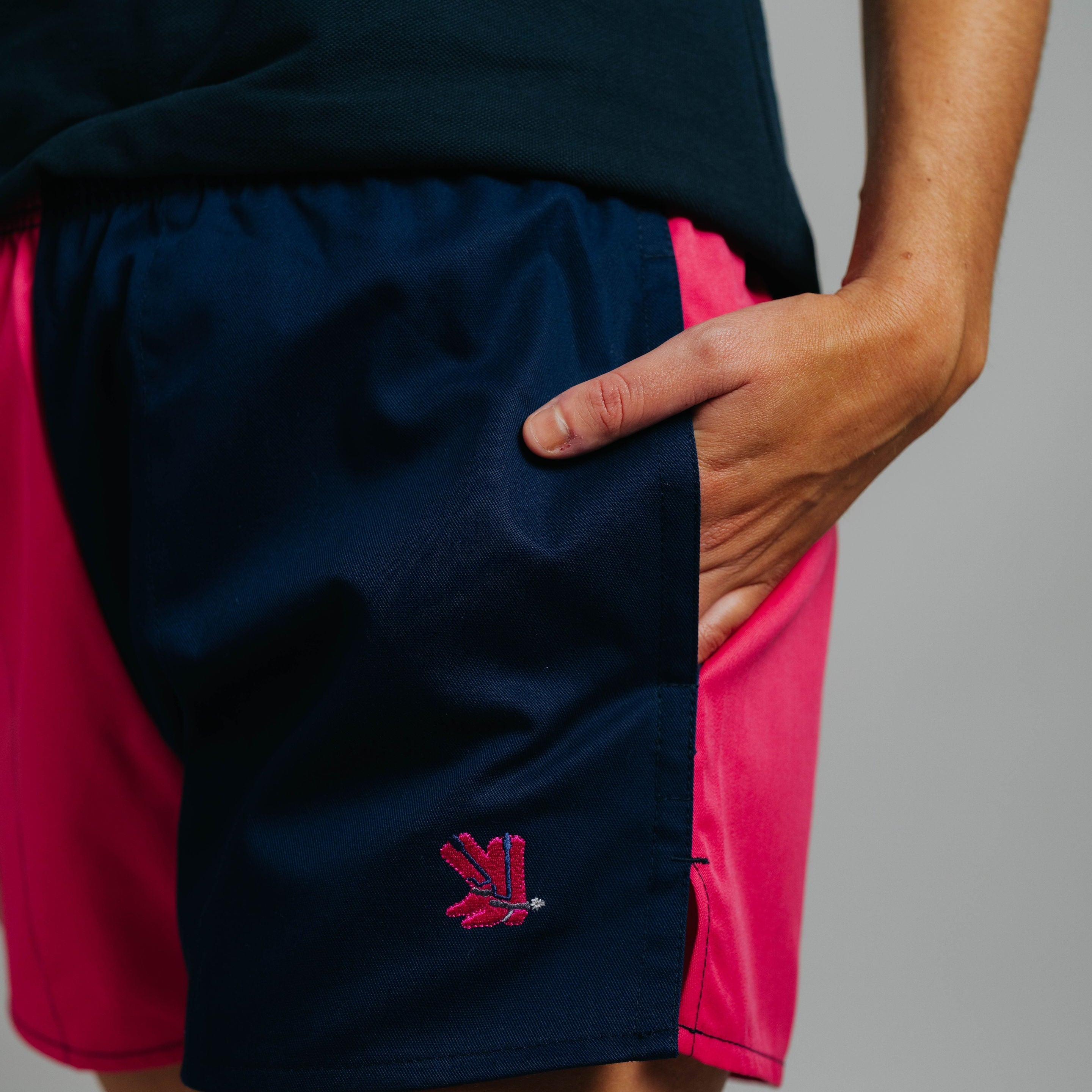 Blackjack Shorts - Fuchsia/Navy