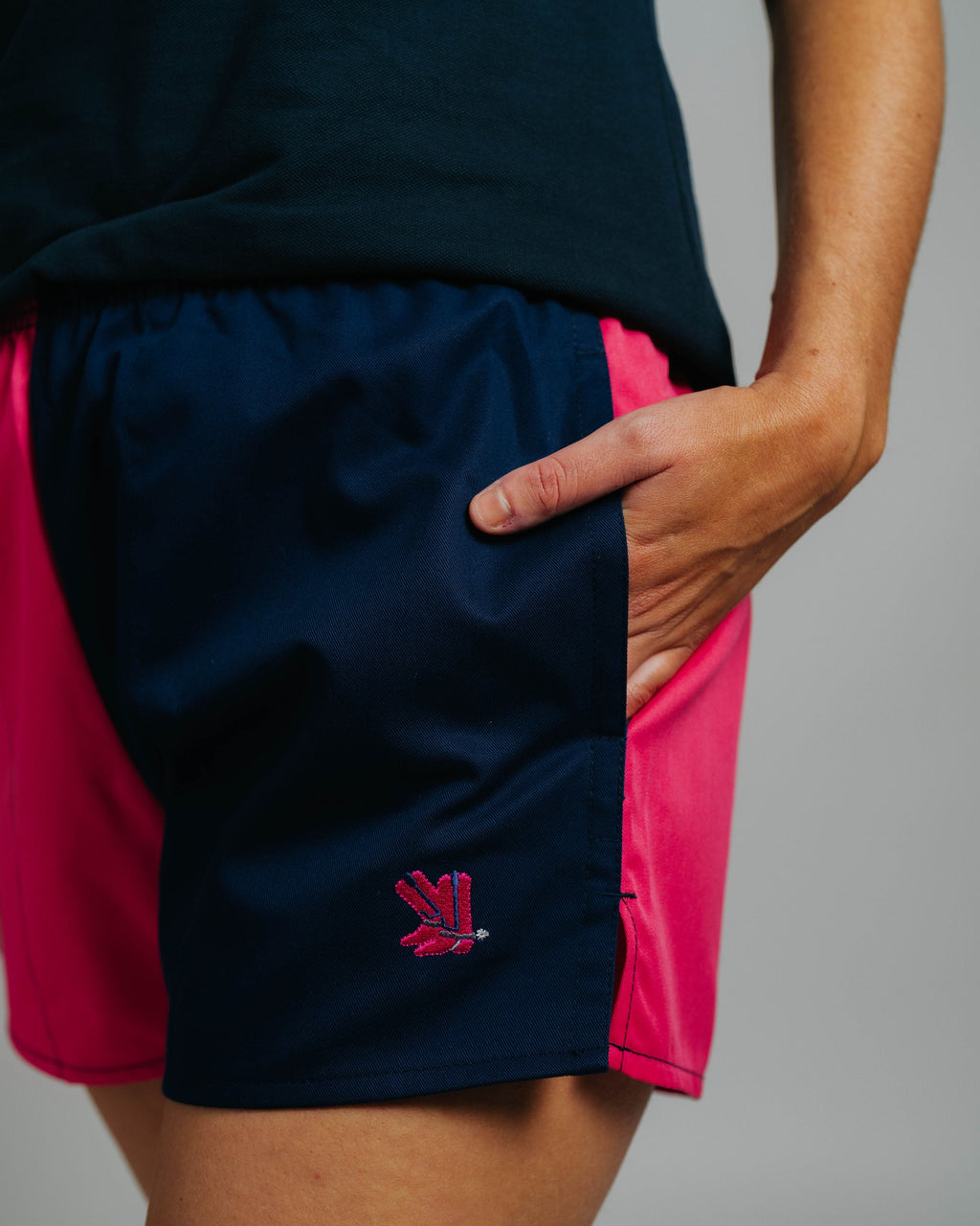 Blackjack Shorts - Fuchsia/Navy