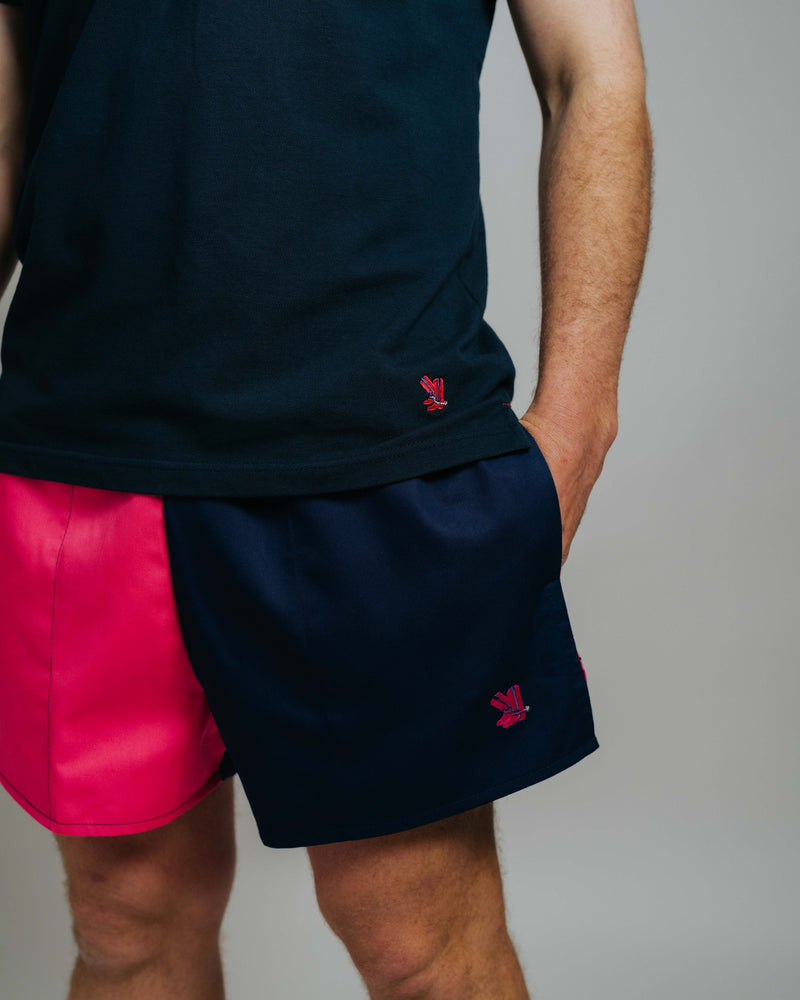 Blackjack Shorts - Fuchsia/Navy