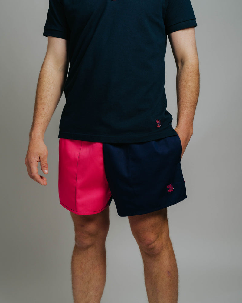 Blackjack Shorts - Fuchsia/Navy