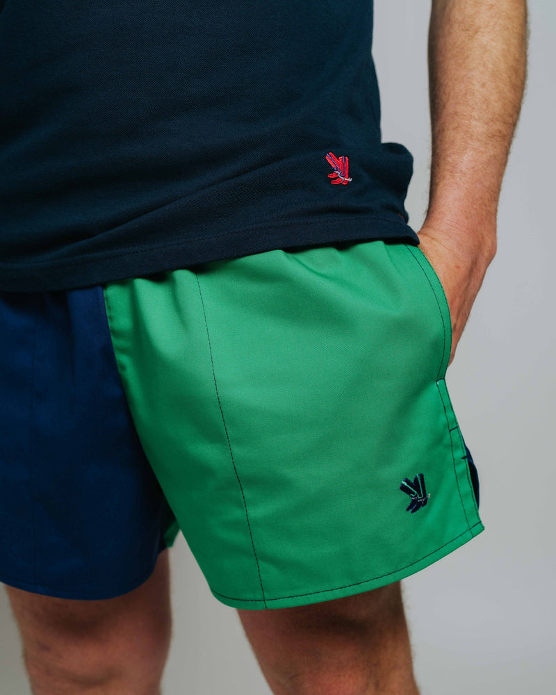 Blackjack Shorts - Green/Navy