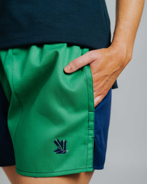 Blackjack Shorts - Green/Navy